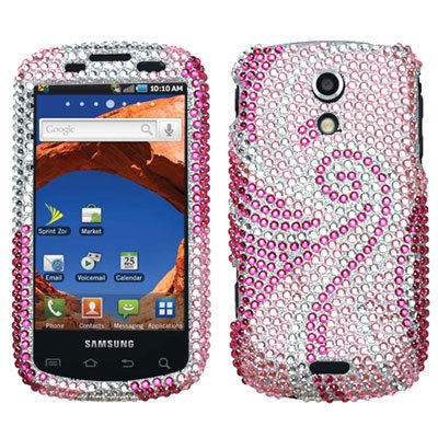 4714004629094 - SAMSUNG EPIC (GALAXY S) BRAND PREMIUM FULL DIAMOND PROTECTOR - PHOENIX TAIL HARD CASE, COVER, SNAP ON, FACEPLATE