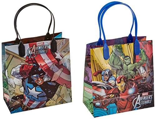 4714221828706 - AVENGERS PREMIUM QUALITY PARTY FAVOR GOODIE SMALL GIFT BAGS 12