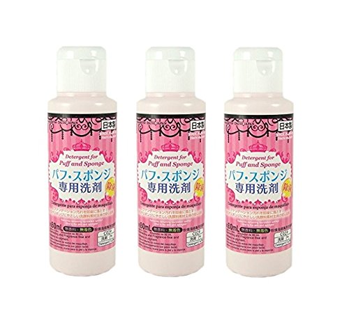 4714420892492 - DAISO DETERGENT CLEANING FOR MARKUP PUFF AND SPONGE 80ML*3