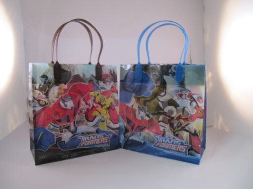 4714670037940 - TRANSFORMERS ANIMATED PARTY FAVOR GIFT BAGS 12 PACK LARGE