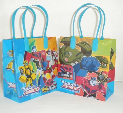 4714670037957 - TRANSFORMERS PARTY FAVOR GOODIE SMALL GIFT BAGS 12