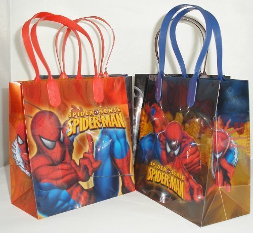 4714805046069 - SPIDERMAN PARTY FAVOR GOODIE SMALL GIFT BAGS 12