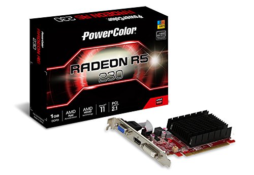 4715409184812 - POWERCOLOR AMD RADEON R5 230 1GB DDR3 VGA/DVI/HDMI LOW PROFILE PCI-EXPRESS VIDEO CARD AXR5 230 1GBK3-HE