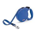 0047181230024 - DURABELT RETRACTABLE DOG LEASH IN BLUE X-SMALL