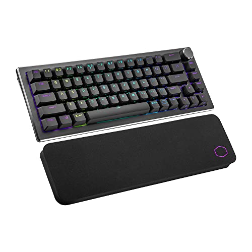 4719512115596 - COOLER MASTER CK721 SPACE GRAY HYBRID WIRELESS MECHANICAL BLUE SWITCH KEYBOARD WITH 65% FORMAT, USB-C CONNECTIVITY, AND 3-WAY DIAL