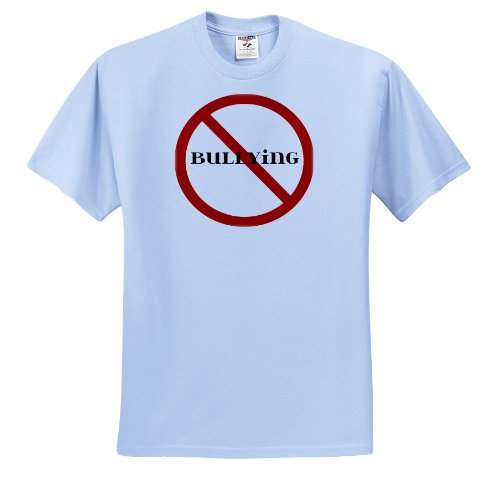 0472049889647 - PATRICIA SANDERS CREATIONS - NO BULLYING - ANTI BULLYING - LOVE AND KINDNESS - T-SHIRTS - TODDLER LIGHT-BLUE-T-SHIRT (3T)
