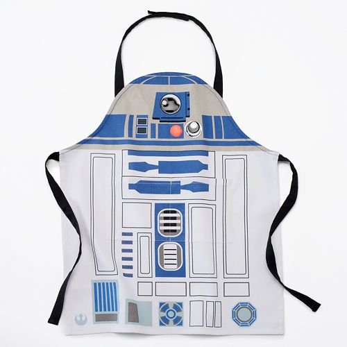 4730235841180 - STAR WARS KID'S R2D2 APRON YOUTH APRON WITH ADJUSTABLE NECK AND TIES
