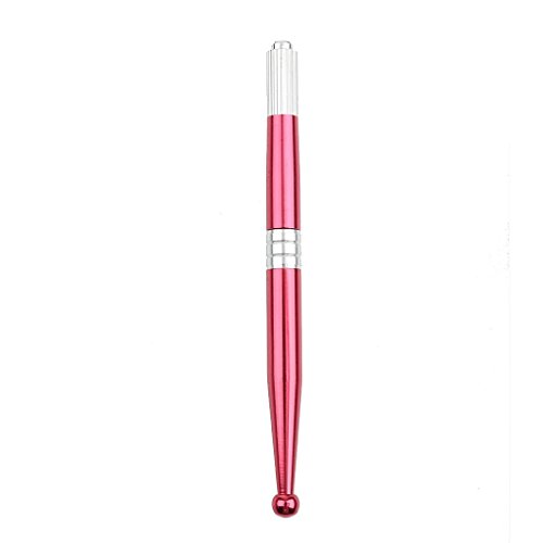 0047393119681 - MANUAL TATTOO PEN MICROBLADING EYEBROW LIP PERMANENT MAKEUP COSMETIC TOOL - APPROX. 12CM / 4.7 INCH , RED