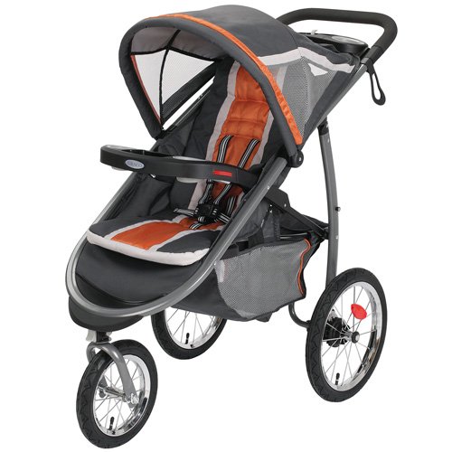 0047406119455 - GRACO FASTACTION FOLD JOGGER CLICK CONNECT STROLLER, TANGERINE