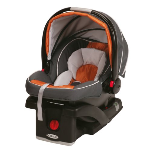 0047406120888 - GRACO SNUGRIDE CLICK CONNECT 35 INFANT CAR SEAT, TANGERINE