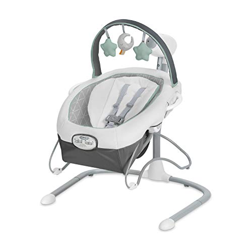 0047406177189 - GRACO SOOTHE N SWAY LX BABY SWING WITH PORTABLE BOUNCER, DERBY