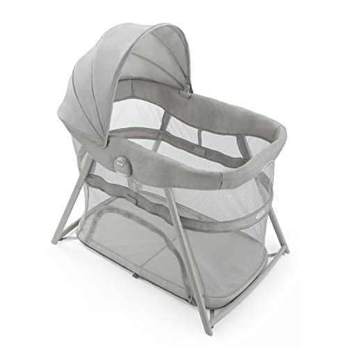 0047406181278 - GRACO DREAMMORE 3-IN-1 PORTABLE BASSINET & TRAVEL CRIB, MODERN COTTAGE COLLECTION