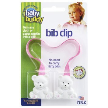 0047414001421 - BABY BUDDY BIB CLIP, PINK