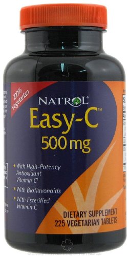 0047469051075 - EASY-C WITH BIOFLAVONOIDS 225 VEGETARIAN TABLETS 500 MG,225 COUNT