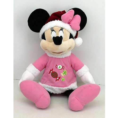 0047475006625 - 21 INCH DISNEY PINK MINNIE MOUSE PLUSH CHRISTMAS HOLIDAY DECOR
