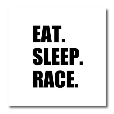 0475180431010 - INSPIRATIONZSTORE EAT SLEEP SERIES - EAT SLEEP RACE - GIFT FOR RACING FANS - FUN SPORT RUNNING OR CAR RACER - 8X8 IRON ON HEAT TRANSFER FOR WHITE MATERIAL (HT_180431_1)