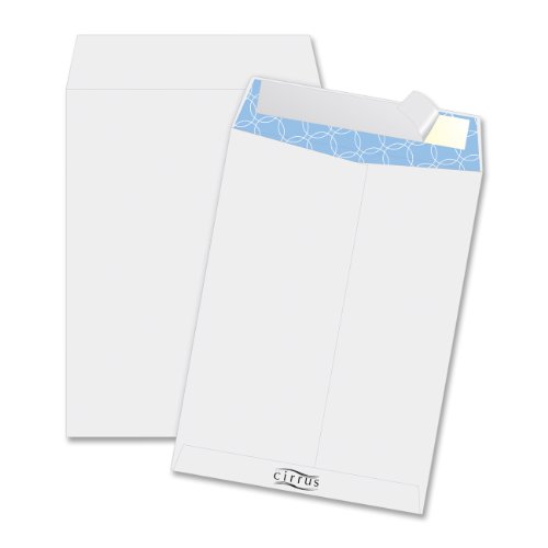 0047614020123 - QUALITY PARK CIRRUS LIGHTWEIGHT TYVEK CATALOG ENVELOPE, SECURITY TINTED, FLAP-STIK SEAL, ANTI-MICROBIAL, 10 X 13 INCHES, WHITE, BOX OF 100 (R2012)