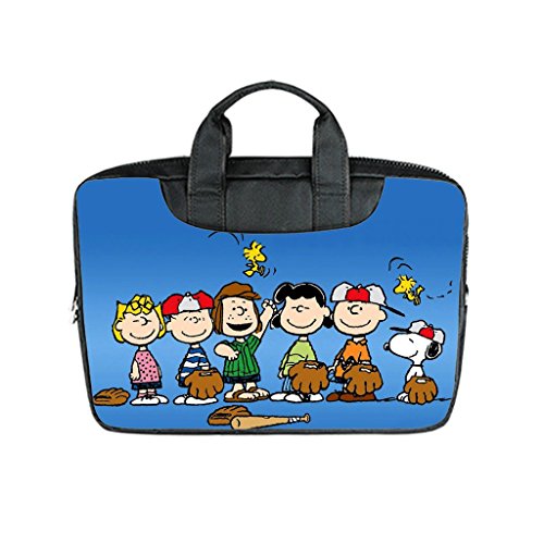 4764484598724 - CUSTOM SNOOPY CASE CARRYING BAG NYLON WATERPROOF BAG FOR LAPTOP 15.6 TWO SIDES