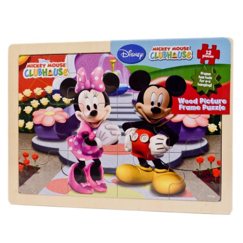 0047754801200 - DISNEY MICKEY MOUSE CLUBHOUSE WOOD PICTURE FRAME PUZZLE