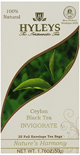 4791045007685 - HYLEYS TEA NATURE'S HARMONY BLACK TEA BAGS IN FOIL ENVELOPES, 1.76-OUNCE PACKAGES (PACK OF 12)