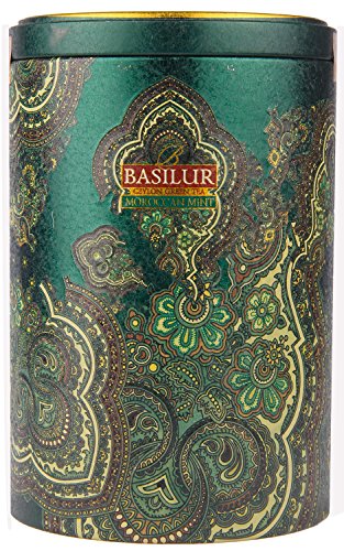 4792252100541 - BASILUR PURE CEYLON GREEN TEA MORROCAN MINT ORIENTAL COLLECTION WITH FLAVOUR MOROCCAN MINT IN THE METAL CADDY 100G