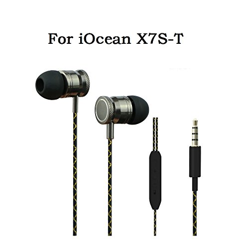 4796844933241 - 3.5MM IN-EAR STEREO NOISE CANCELLING BASS MIC EARPHONE HEADPHONE FOR IOCEAN X7S-T MP3 MP4