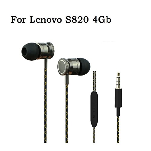 4796844934668 - 3.5MM IN-EAR STEREO NOISE CANCELLING GAME MUSIC HEADSET HEADPHONE EARPHONE FOR LENOVO S820 4GB MP3 MP4
