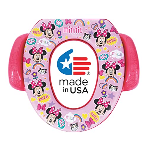 0047968566452 - DISNEY MINNIE MOUSE SMILE SOFT POTTY SEAT AND POTTY TRAINING SEAT - SOFT CUSHION, BABY POTTY TRAINING, SAFE, EASY TO CLEAN