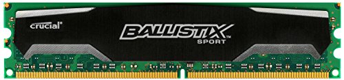 0047998093324 - CRUCIAL BALLISTIX SPORT 2GB SINGLE DDR3 1600 MT/S (PC3-12800) CL9 @1.5V UDIMM 240-PIN MEMORY BLS2G3D1609DS1S00