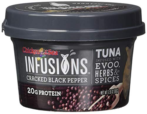 0048000005571 - CHICKEN OF THE SEA INFUSIONS TUNA, CRACKED BLACK PEPPER, 2.8 OZ. CUP
