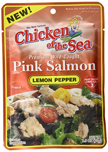 0048000011725 - CHICKEN OF THE SEA PINK SALMON, LEMON PEPPER, 2.5 OUNCE (PACK OF 12)