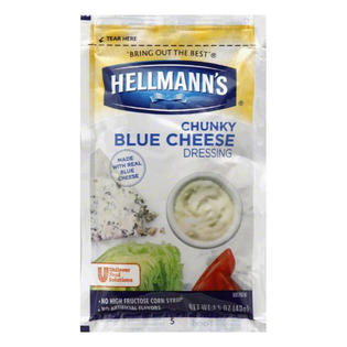 0048001198906 - HELLMANNS CHUNKY BLUE CHEESE DRESSING, 102 PC