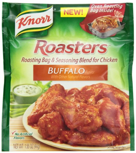 0048001253148 - KNORR ROASTERS ROASTING BAG AND SEASONING BLEND FOR CHICKEN, BUFFALO, 1.55 OUNCE PACKAGES (PACK OF 12)