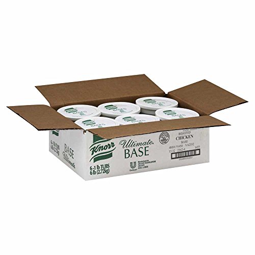 0048001914506 - UNILEVER BESTFOODS KNORR ULTIMATE ROASTED CHICKEN BASE LOW SODIUM, 1 POUND -- 6 PER CASE