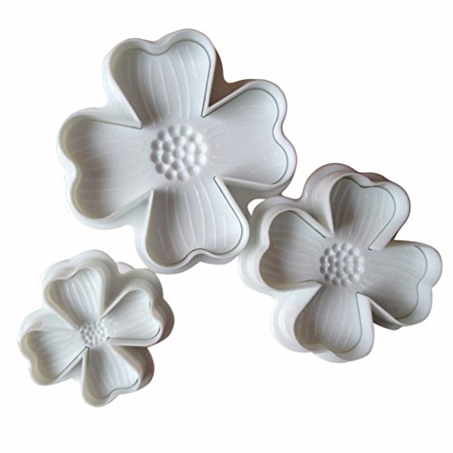 4800771209086 - HERO DIY CAKE DECORATING TOOLS 3PCS LUCKY CLOVER SHAPED COOKIES MACHINE PLUNGER