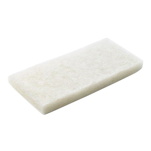 0048011080031 - 3M COMMERCIAL 4-5/8X10 WHT CLEAN PAD (PACK OF 5) 8440 SCRUB PAD