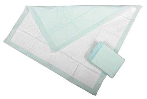 0480196700548 - MEDLINE INDUSTRIES MSC282070LB PROTECTION PLUS POLYMER UNDERPADS, SUPER ABSORBENCY, 36 X 36, GREEN (PACK OF 50)