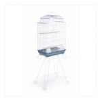 0048081002704 - PAGODA TOP BIRD CAGE IN BLUE WHITE
