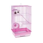 0048081203033 - HENDRYX PP-SP THREE STORY HAMSTER & GERBIL CAGE LILAC
