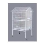 0048081300008 - PREVUE PET PRODUCTS AVIARY FLIGHT CAGE WITH STAND F030 WHITE 37 IN