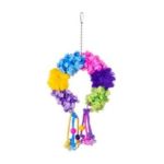 0048081626689 - CREATIONS COLORFUL CLUSTERS BIRD TOY
