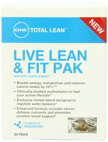 0048107109059 - GNC TOTAL LIVE LEAN AND FIT PACK DIET SUPPLEMENT, 30 COUNT