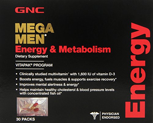 0048107119133 - GNC MEGA MEN ENERGY AND METABOLISM CAPSULES, 30 COUNT