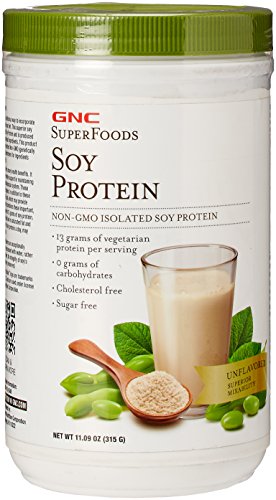 0048107125936 - GNC SOY PROTEIN - UNFLAVORED 11.9 OZ(S)