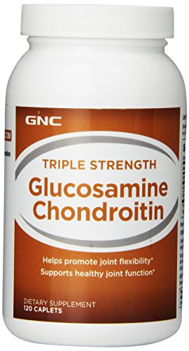 0048107130008 - GNC TRIPLE STRENGTH GLUCOSAMINE CHONDROITIN SUPPLEMENT, 120 COUNT