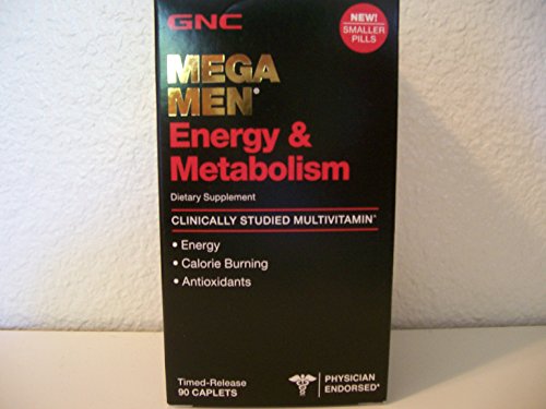 0048107154929 - GNC MEGA MEN ENERGY & METABOLISM 90 CAPLETS - NEW FORMULA