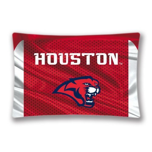 4813728514416 - GENERIC STANDARD SIZE 20X30 PILLOW COVER, NCAA UNIVERSITY OF HOUSTON JERSEY THROW PILLOWCASE, CUSTOMIZE YOUR COLORS D¨¦COR