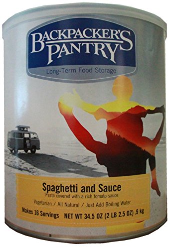 0048143003502 - BACKPACKER'S PANTRY SPAGHETTI AND SAUCE, 34.5 OUNCE, #10 CAN