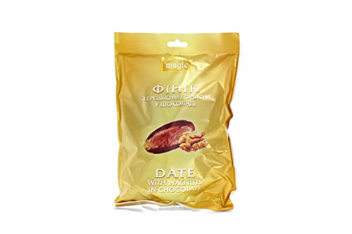 4820022304117 - CANDY DATE WITH WALNUTS IN CHOCOLATE, 180G, MAGIC, UKRAINIAN PRODUCT