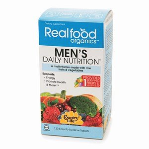 4820048480284 - COUNTRY LIFE REALFOOD ORGANICS MEN'S DAILY NUTRITION, TABLETS 120 EA